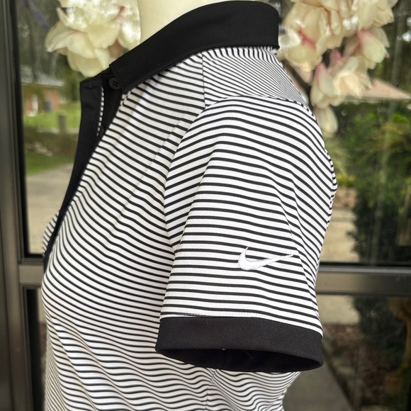 NIKE Victory Golf Stripe Polo Polo Shirt - Picture 3 of 11